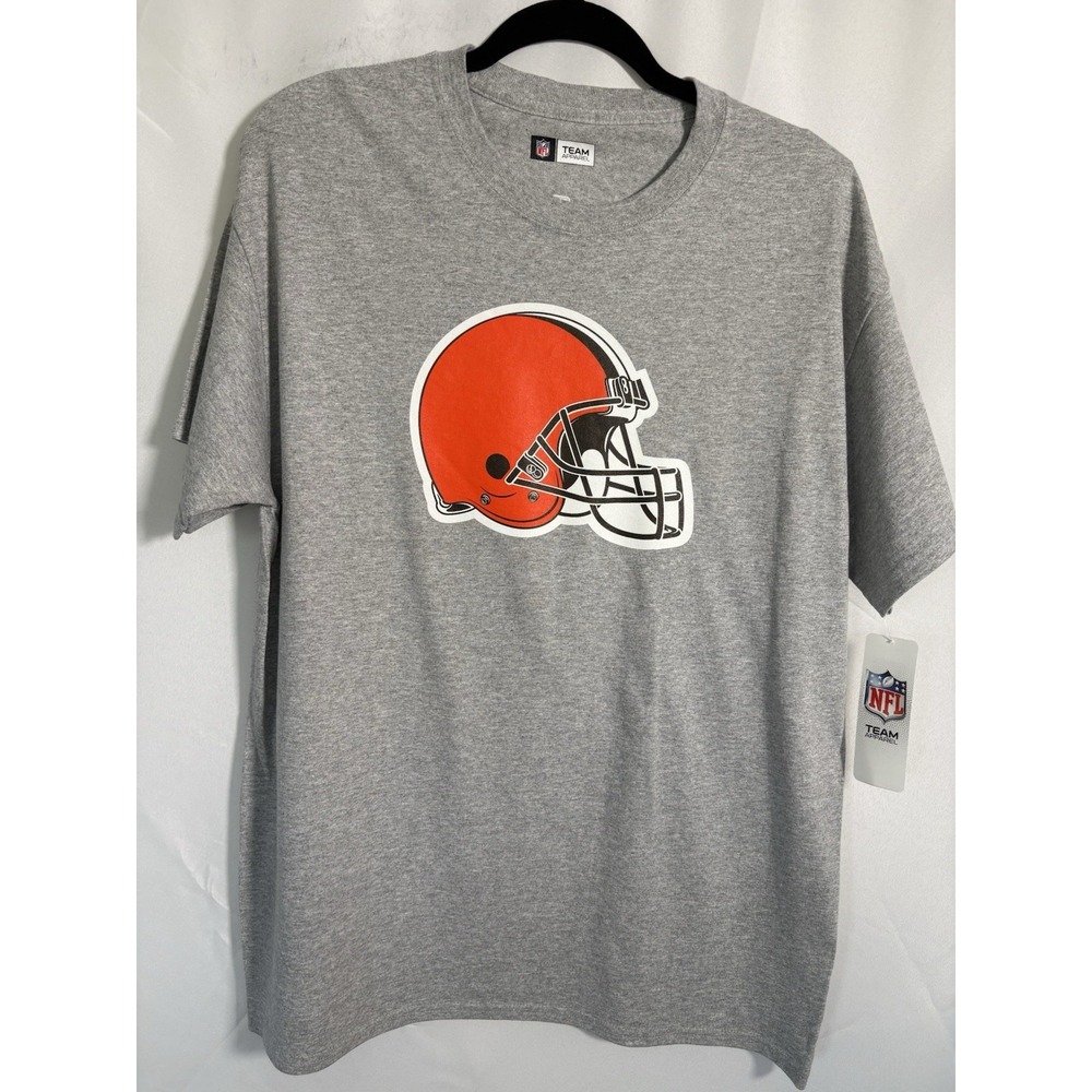 NFL Team Apparel T Shirt Size L Clevand Browns Short Sleeve new